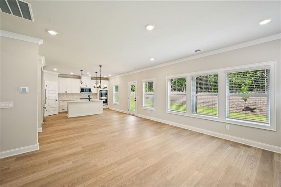 Spacious, unfurnished interior of a new home in Vines at Mill Creek - Legacy Series, Braselton (Image 42).