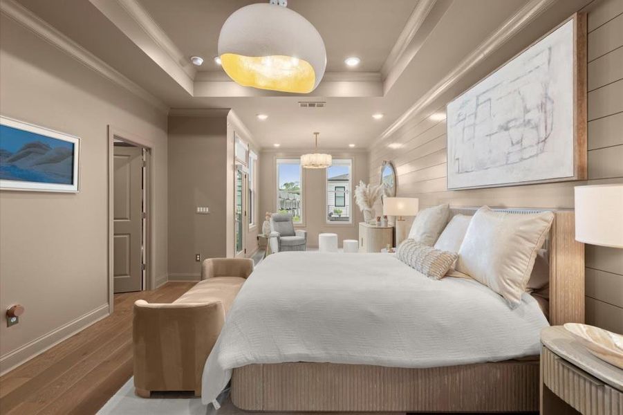 Furnished interior view inside a new home in , Alpharetta (Image 31).