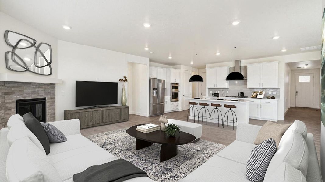 Furnished interior view inside a new home in Vantage, Berthoud (Image 7).