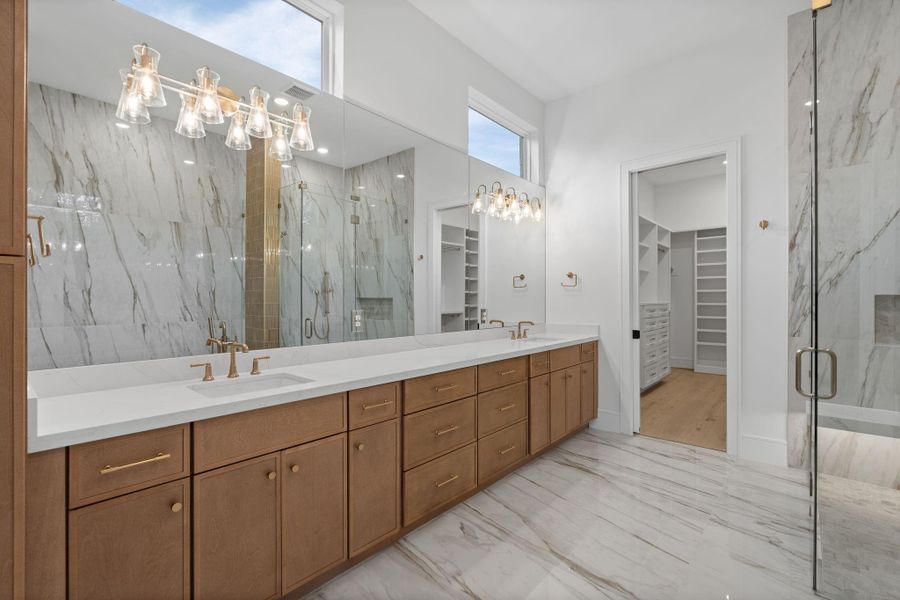 Furnished interior view inside a new home in , Houston (Image 15).