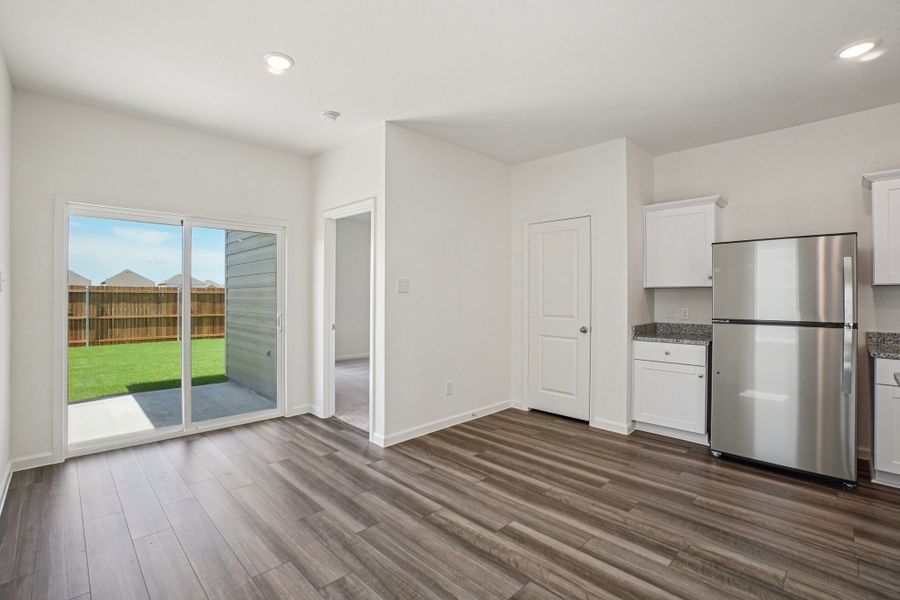 Representative unfurnished interior of a home built from the Odyssey by Starlight Homes in The Wilder, Adkins (Image 12). Representative unfurnished interior of a home built from the Odyssey by Starlight Homes in The Wilder, Adkins (Image 12).