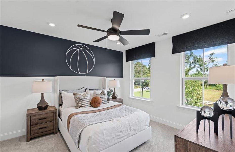 Furnished interior view inside a new home in Creekside at Skelton, Jefferson (Image 33).