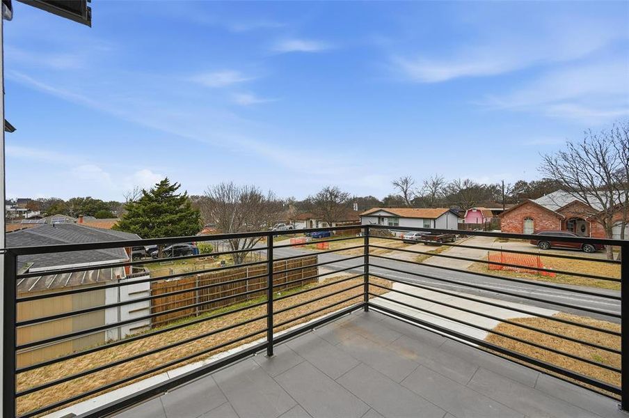 Exterior details and patio area of a home in , Dallas (Image 26).