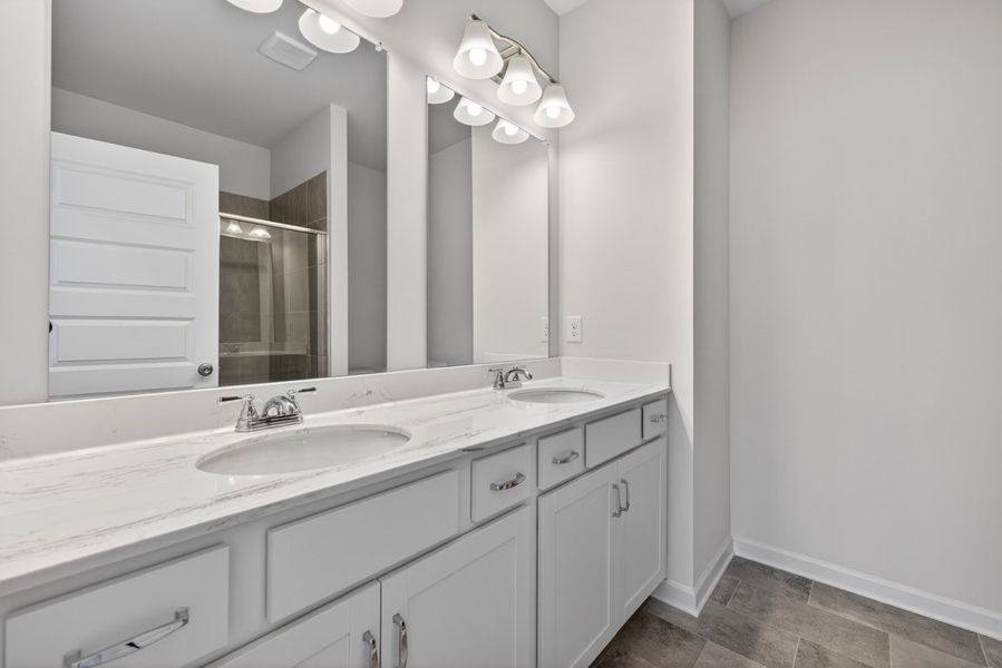 Furnished interior view inside a new home in The Andros, Dalton (Image 13).