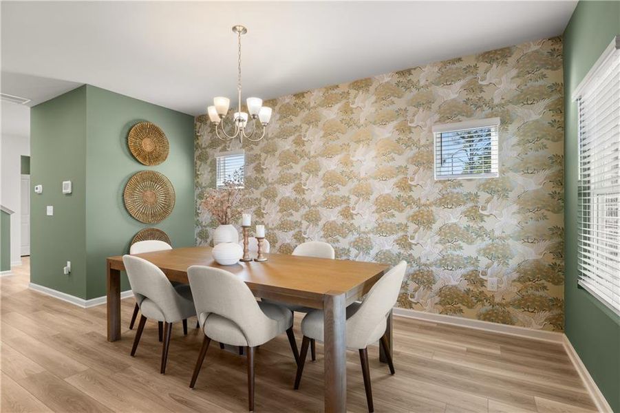 Furnished interior view inside a new home in Lake Carlton, Loganville (Image 8).