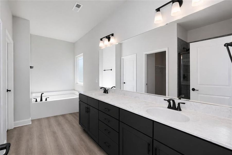 Furnished interior view inside a new home in Thunder Ridge, Dawsonville (Image 9).