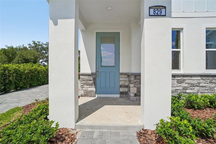 Exterior details and patio area of a home in , Brandon (Image 3).