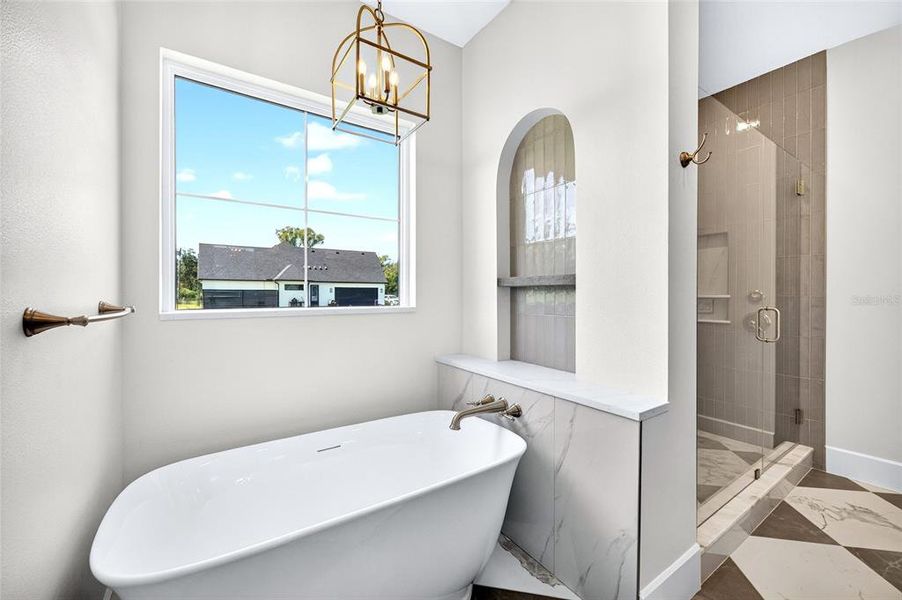 Furnished interior view inside a new home in , Dade City (Image 32).