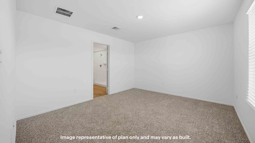 Representative unfurnished interior of a home built from the Caribou by D.R. Horton in Deer Meadows, Odessa (Image 17).