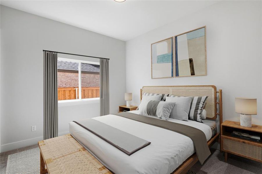 Furnished interior view inside a new home in Pecan Grove, Burleson (Image 11).