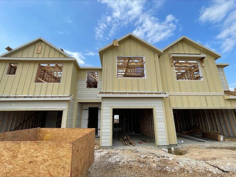 In-progress construction of a new home in The Retreat at Kingsland, Katy, TX (Image 6).