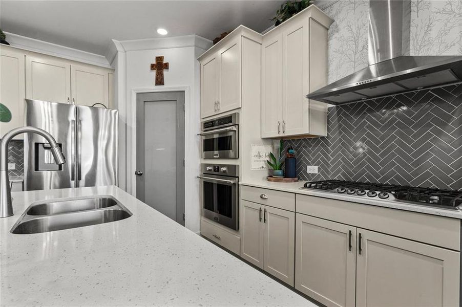 Furnished interior view inside a new home in , Canton (Image 52).