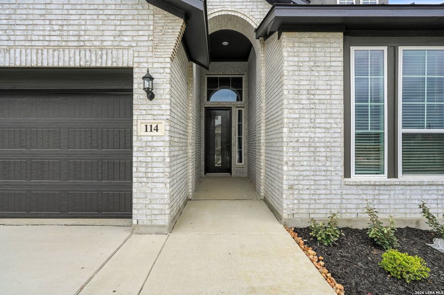 Exterior details and patio area of a home in Alsatian Oaks, Castroville (Image 29).