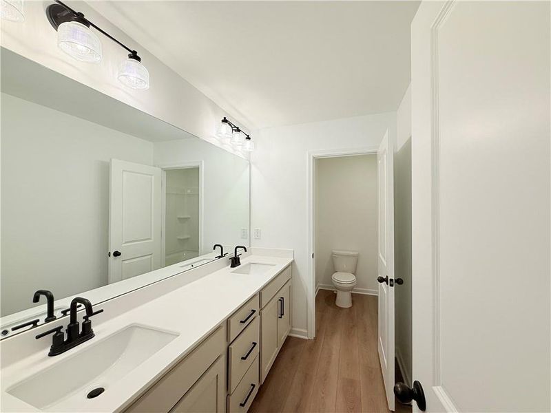 Furnished interior view inside a new home in Creekside, Dawsonville (Image 11). Furnished interior view inside a new home in Creekside, Dawsonville (Image 11).