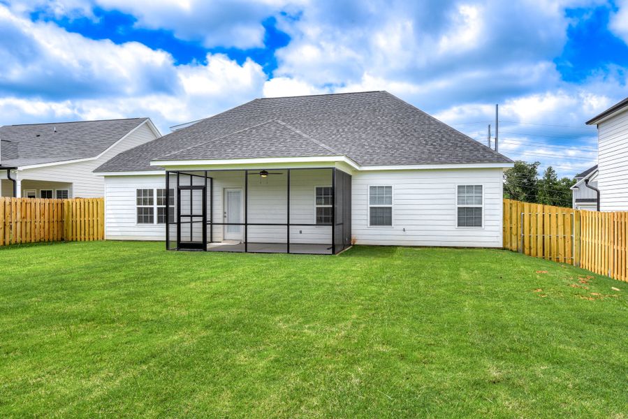 Exterior details and patio area of a home in The Sanctuary, Aiken (Image 21). Exterior details and patio area of a home in The Sanctuary, Aiken (Image 21).