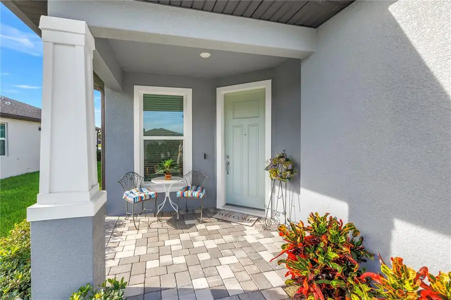 Exterior details and patio area of a home in , Parrish (Image 2). Exterior details and patio area of a home in , Parrish (Image 2).