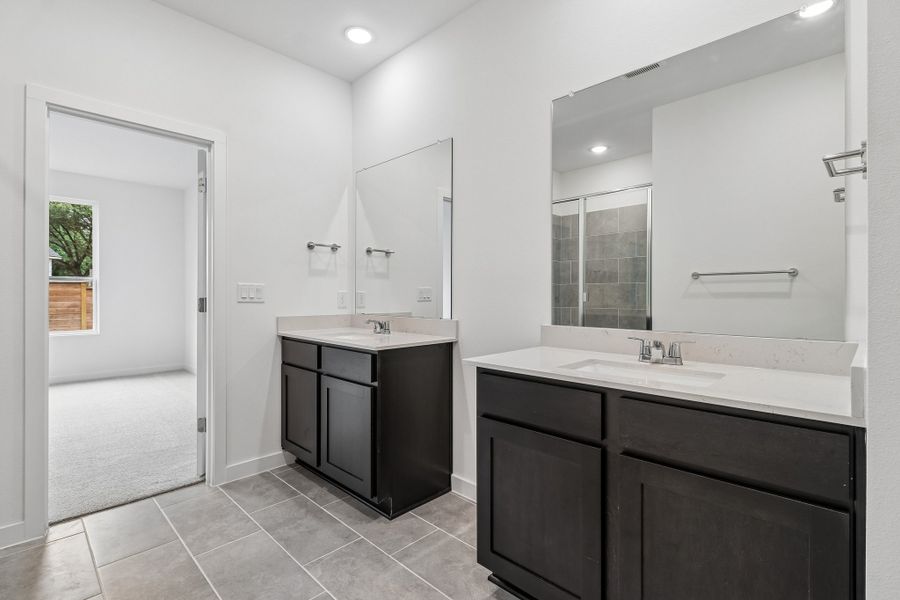 Furnished interior view inside a new home in Parkton Square, Kyle (Image 9).