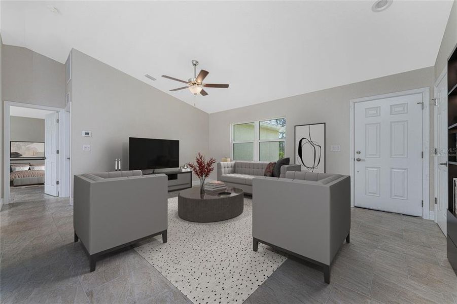 Furnished interior view inside a new home in , North Port (Image 31). Furnished interior view inside a new home in , North Port (Image 31).