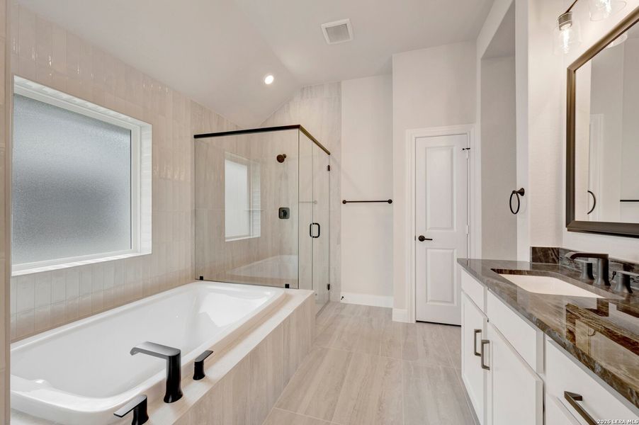 Furnished interior view inside a new home in The Crossvine 55’, Schertz (Image 15).