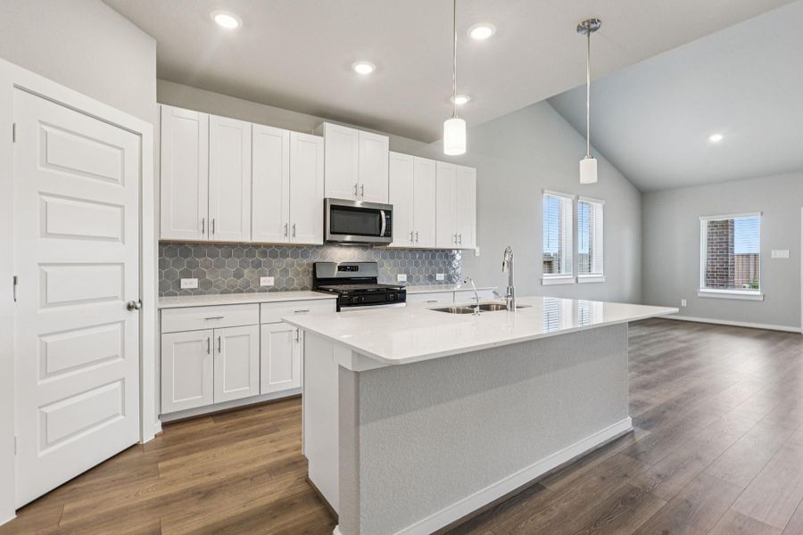 Photo is not of the actual home, but is an inspirational photo of builder’s model home and may depict options, furnishings, and/or decorator features that are not included
