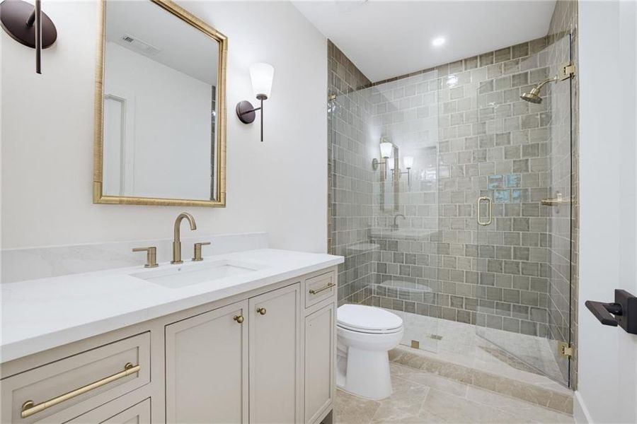 Furnished interior view inside a new home in , Atlanta (Image 6).