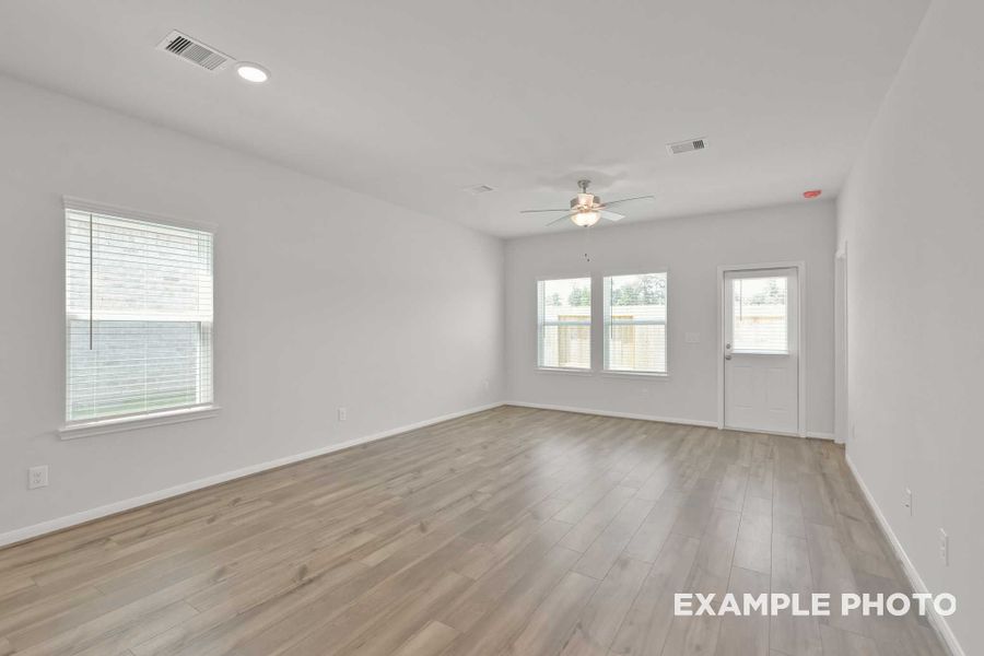 Representative unfurnished interior of a home built from the The Comal F by Davidson Homes LLC in Spring Branch Crossing, Conroe (Image 17).