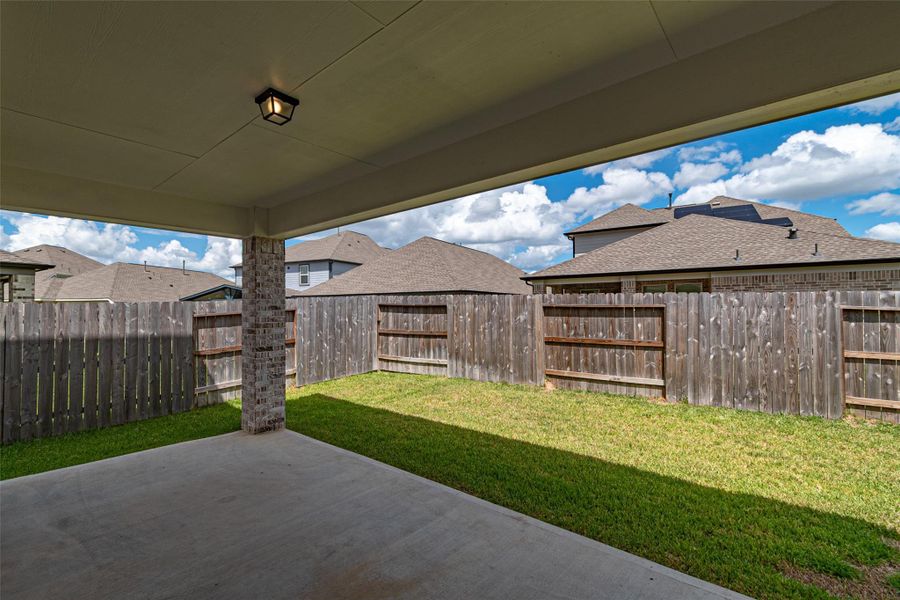 Exterior details and patio area of a home in Marvida, Cypress (Image 3). Exterior details and patio area of a home in Marvida, Cypress (Image 3).
