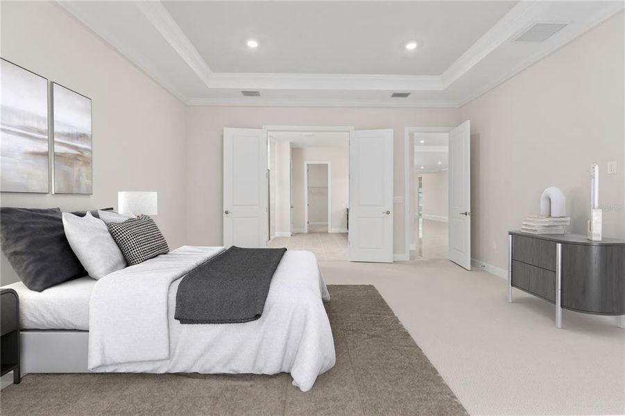 Furnished interior view inside a new home in , Sarasota (Image 13).