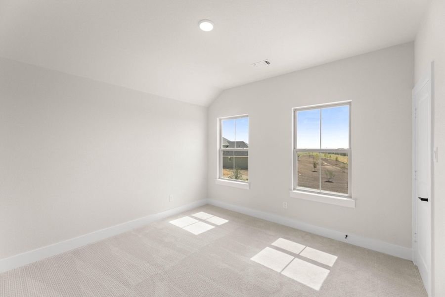 Spacious, unfurnished interior of a new home in Treeline, Justin (Image 19).