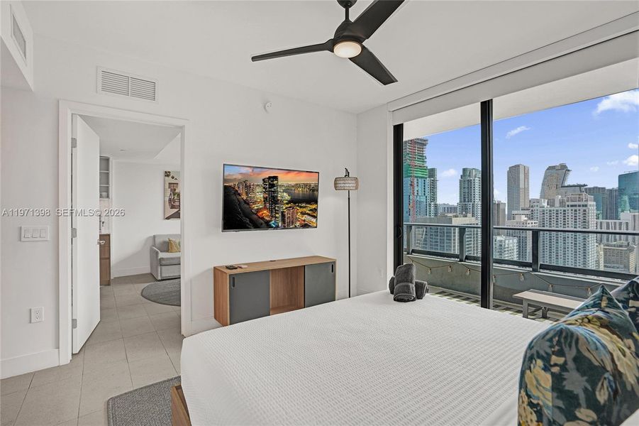 Furnished interior view inside a new home in , Miami (Image 5). Furnished interior view inside a new home in , Miami (Image 5).