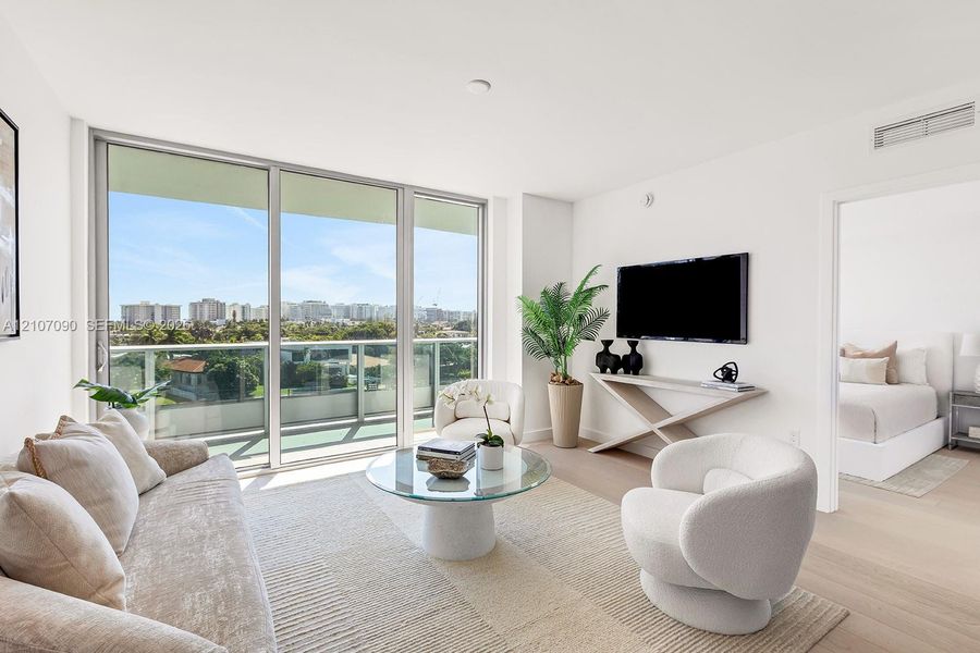 Furnished interior view inside a new home in , Bay Harbor Islands (Image 21).