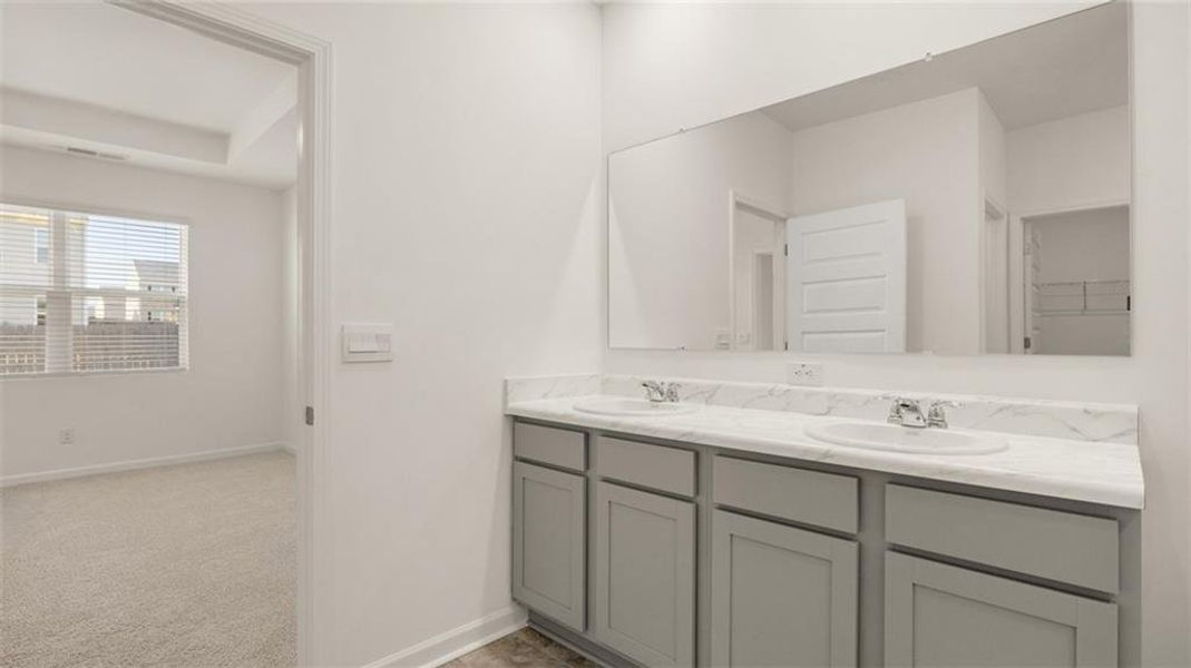 Furnished interior view inside a new home in The Reserve at Calcutta, Stockbridge (Image 4).