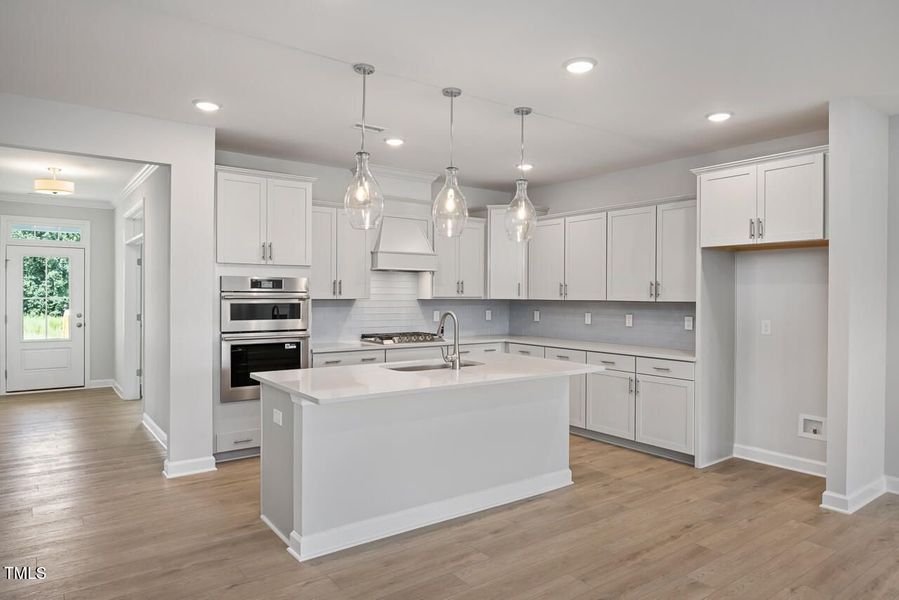 Furnished interior view inside a new home in Tobacco Road, Angier (Image 3).