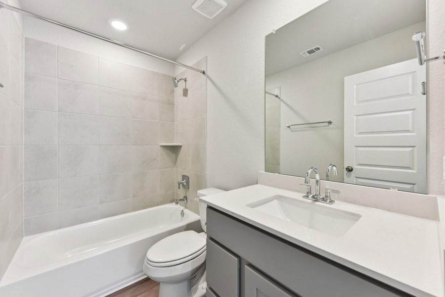 Furnished interior view inside a new home in Avery Centre, Round Rock (Image 11).