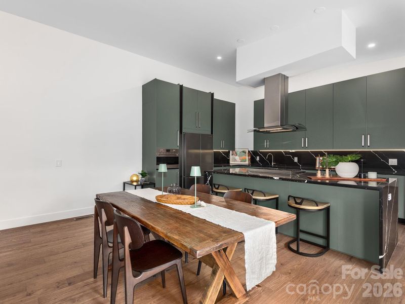 Furnished interior view inside a new home in , Mills River (Image 5).