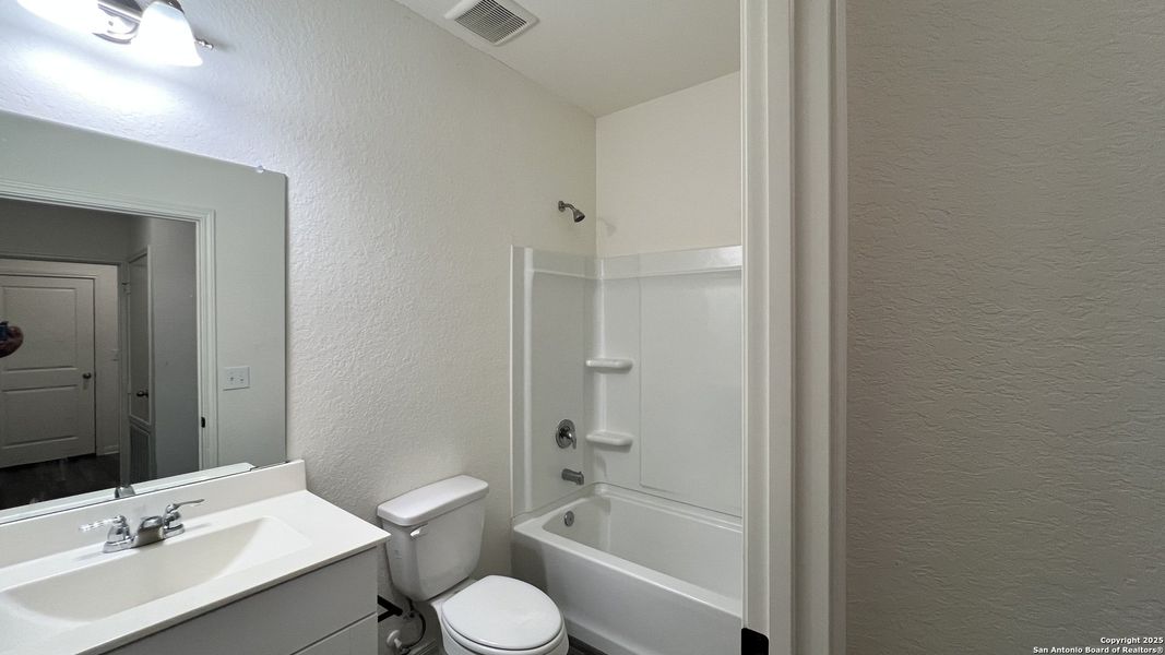 Furnished interior view inside a new home in Trails at Culebra, San Antonio (Image 4).