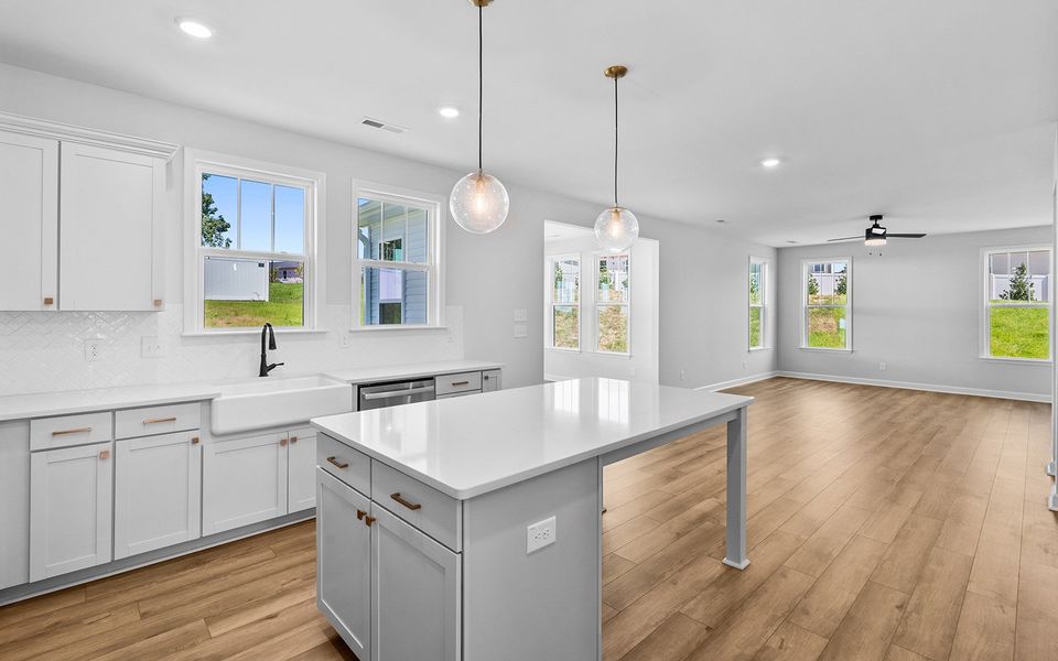 Furnished interior view inside a new home in Hanes Lake, Winston-Salem (Image 6).