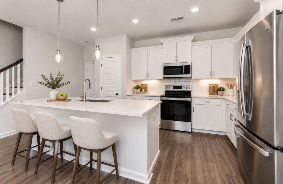 Furnished interior view inside a new home in , Summerville (Image 11).
