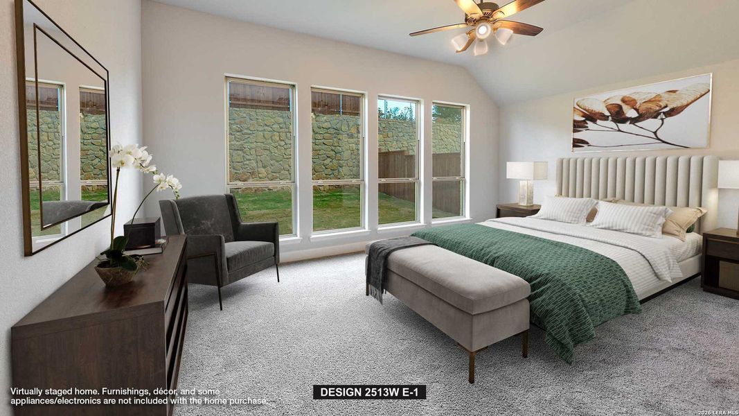 Furnished interior view inside a new home in Legacy at Lake Dunlap, New Braunfels (Image 8). Furnished interior view inside a new home in Legacy at Lake Dunlap, New Braunfels (Image 8).