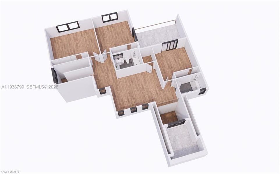 Sample of building materials used in homes in , Marco Island (Image 5).