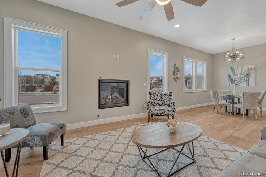 Furnished interior view inside a new home in , Colorado Springs (Image 16).