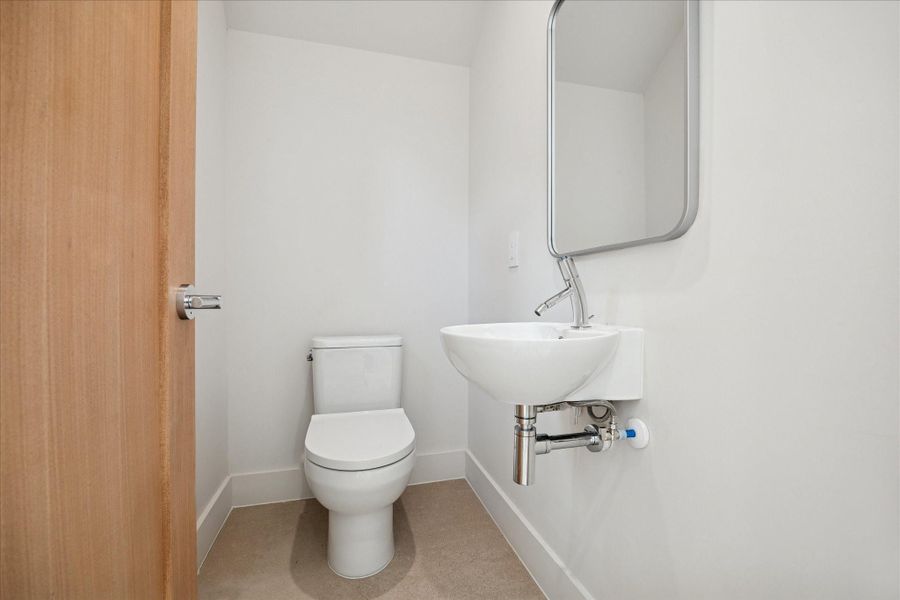 1st level half bath 1st level half bath