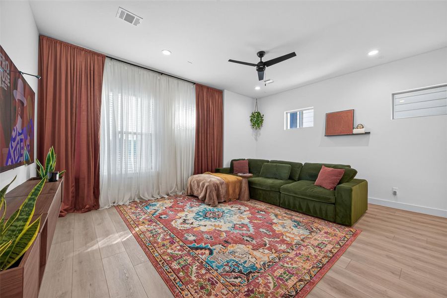 Furnished interior view inside a new home in , Houston (Image 8).