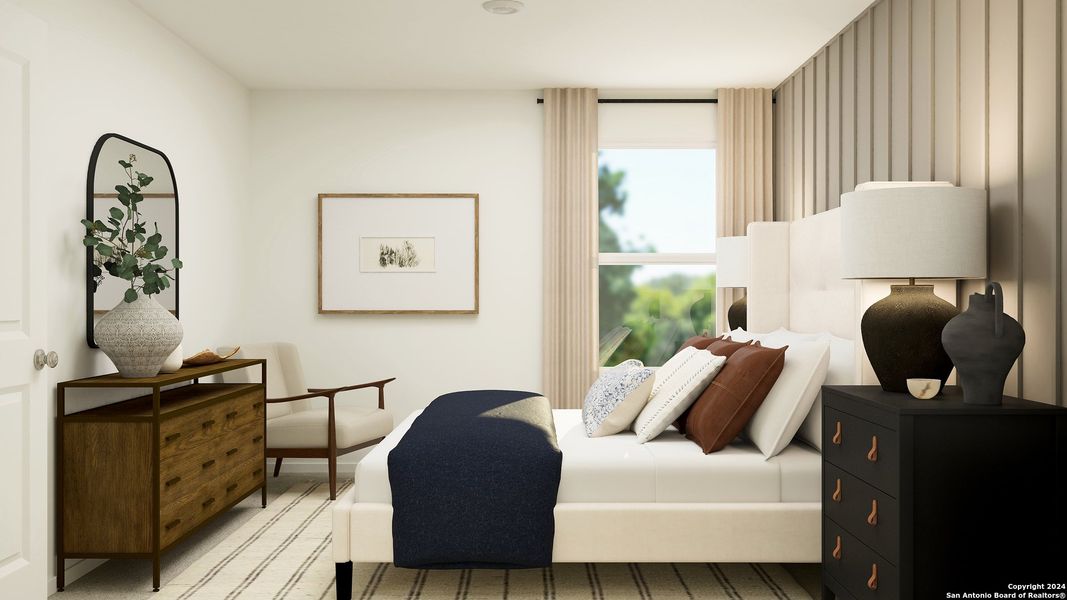 Furnished interior view inside a new home in Espada, San Antonio (Image 19).