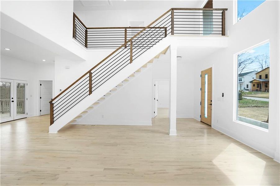 Spacious, unfurnished interior of a new home in , Atlanta (Image 17). Spacious, unfurnished interior of a new home in , Atlanta (Image 17).