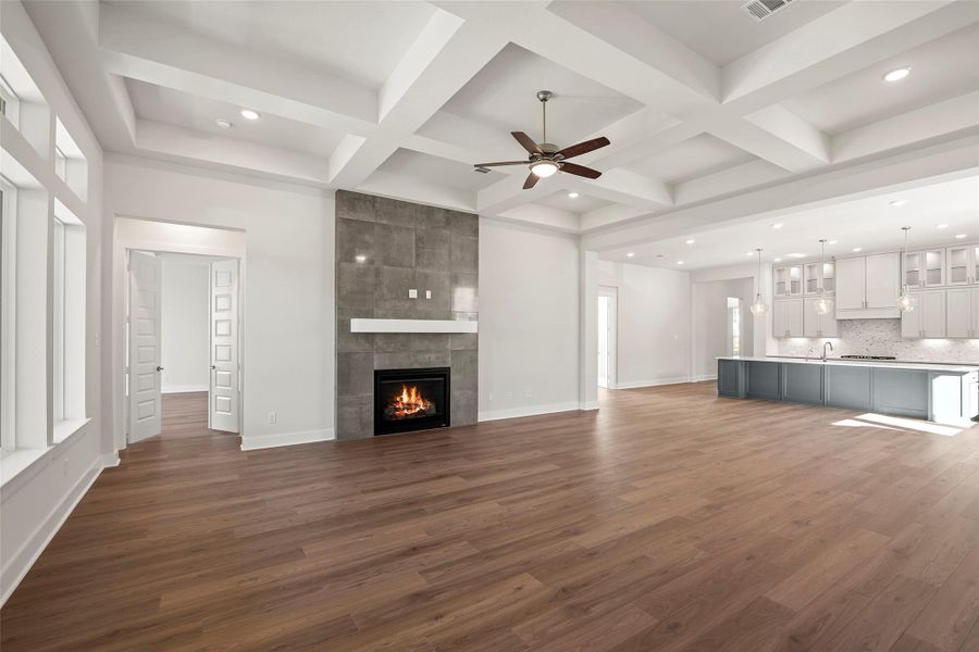 Spacious, unfurnished interior of a new home in Bridgeland, Cypress (Image 20). Spacious, unfurnished interior of a new home in Bridgeland, Cypress (Image 20).