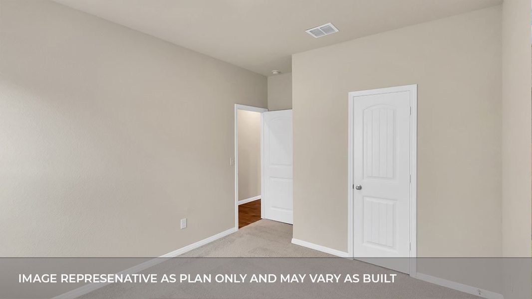 Representative unfurnished interior of a home built from the The Quincy by D.R. Horton in Rosenbusch Ranch, Leander (Image 13).