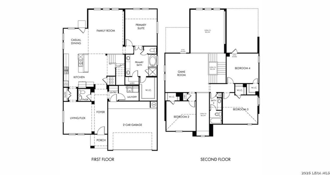 2D floor plan layout of this home in Carmel Ranch, Schertz, TX (Image 2). 2D floor plan layout of this home in Carmel Ranch, Schertz, TX (Image 2).