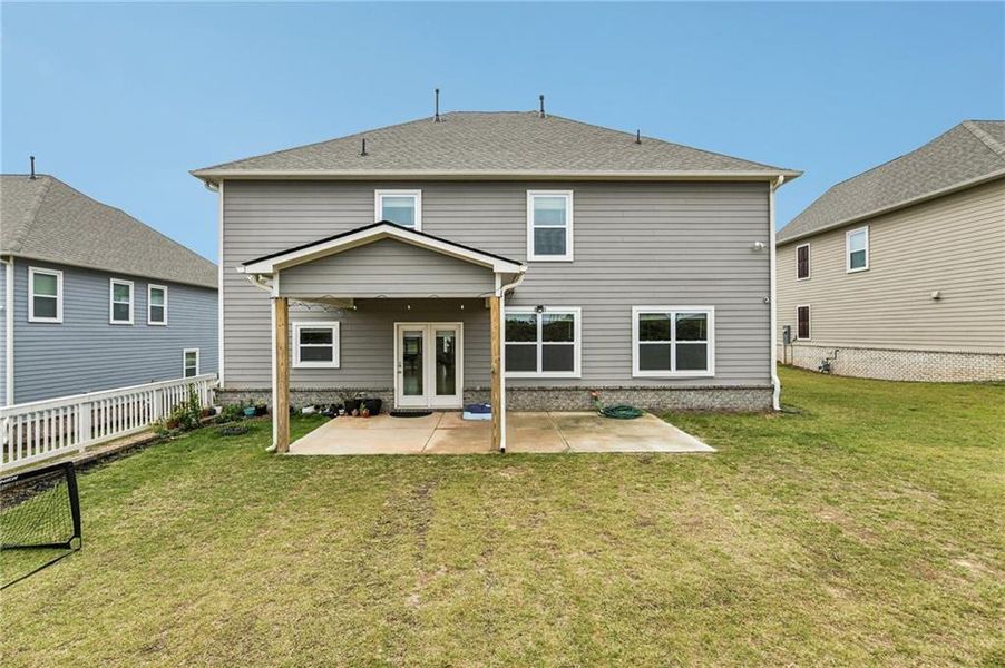 Exterior details and patio area of a home in , Cumming (Image 26).