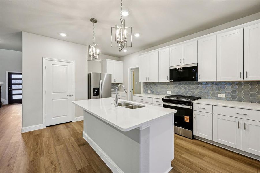 Furnished interior view inside a new home in Parks at Foster Crossing - Spring Series, Anna (Image 7).